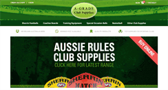 Desktop Screenshot of agradeclubsupplies.com.au